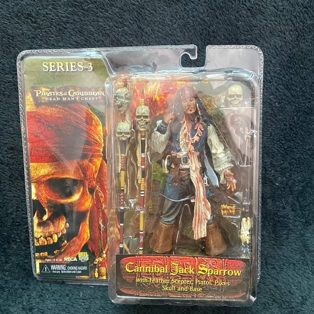 RARE NECA Pirates Of The Caribbean Series 3
CANNIBAL JACK SPARROW Action
Figure